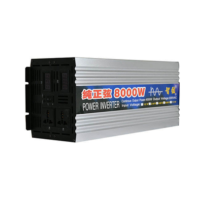 China Supplier 8kw DC 12V 24V 48V 60V To AC 220V 50Hz Pure Sine Wave off grid Inverter 8000W